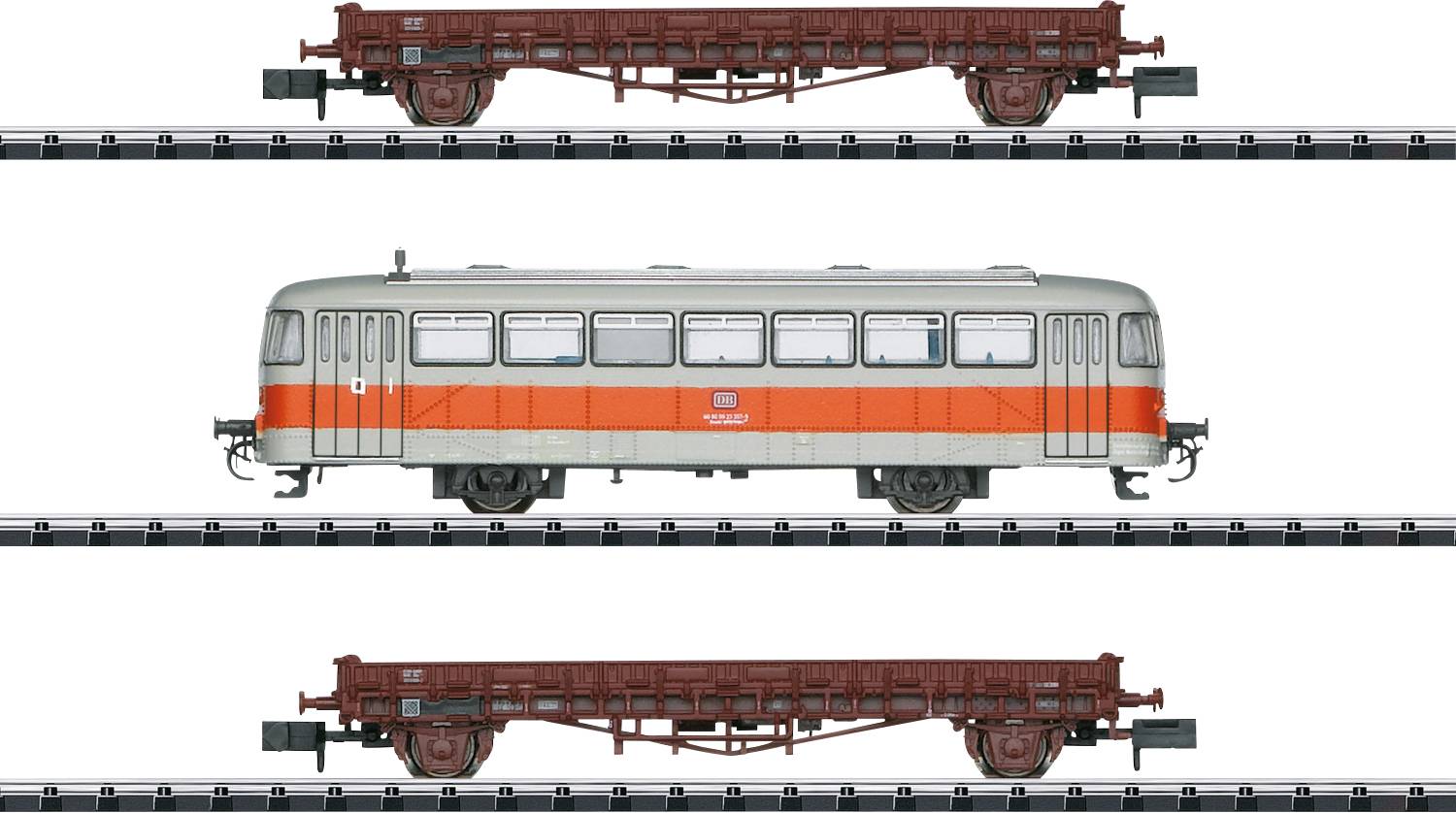 MiniTrix T15091 Wagen 3er-Set "Streckenbesichtigung" der DB