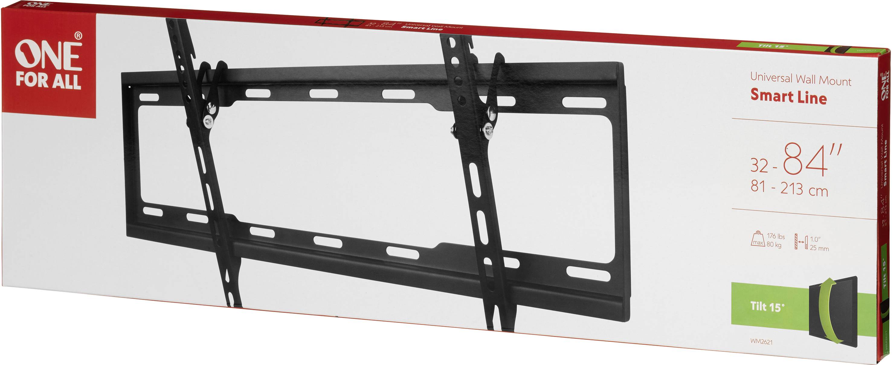 One For All WM 2621 TV-Wandhalterung 81,3cm (32") - 213,4cm (84") Neigbar