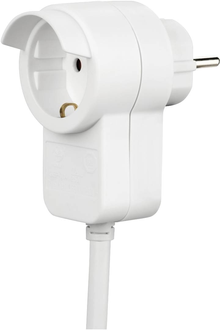 Hama 00133801 Strom Verlängerungskabel Weiß 3.00m H05VV-F 3G 1,5mm²