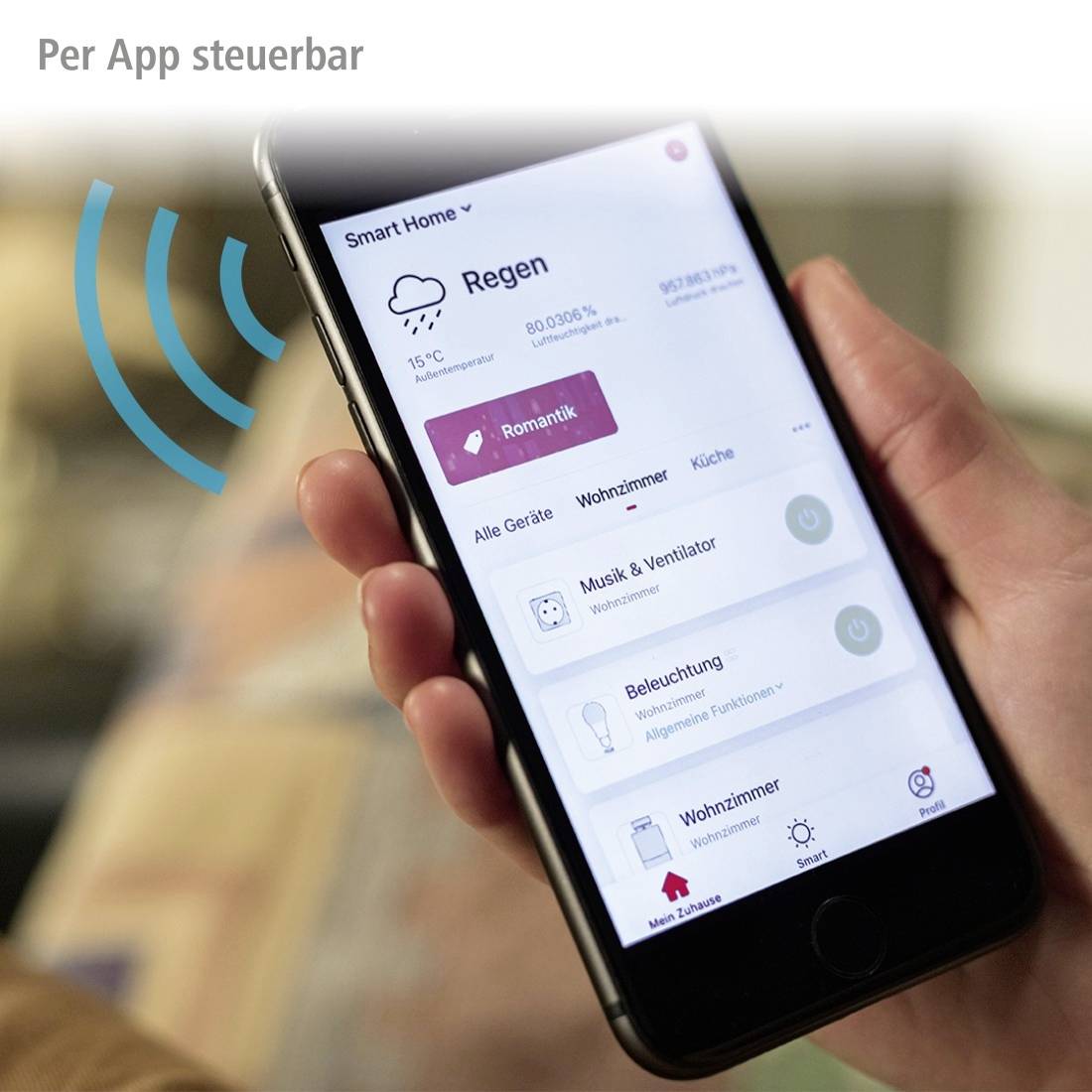 Hama 00176574 WiFi-Steckdosenleiste Weiß 1 St.