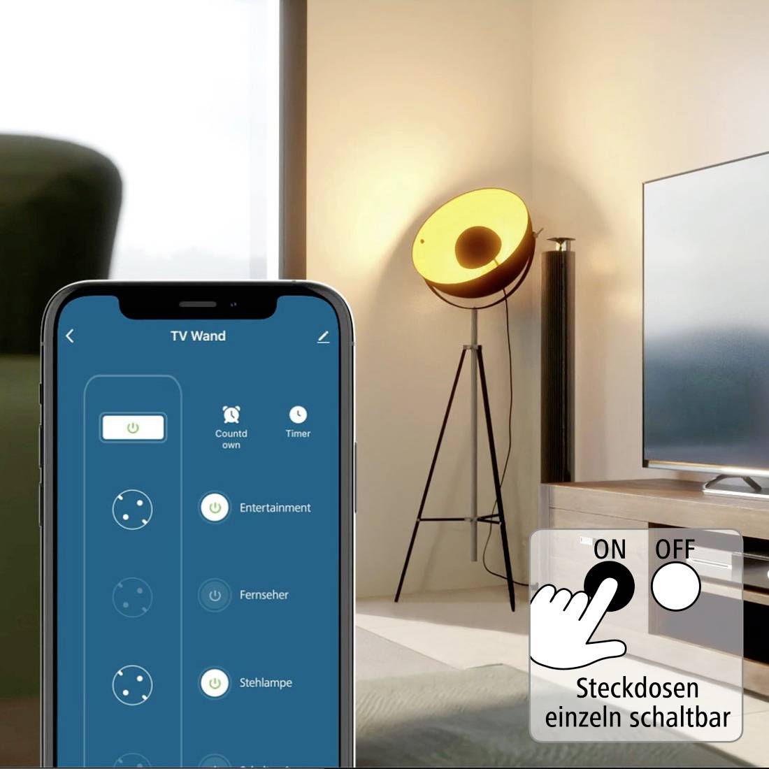 Hama 00176574 WiFi-Steckdosenleiste Weiß 1 St.