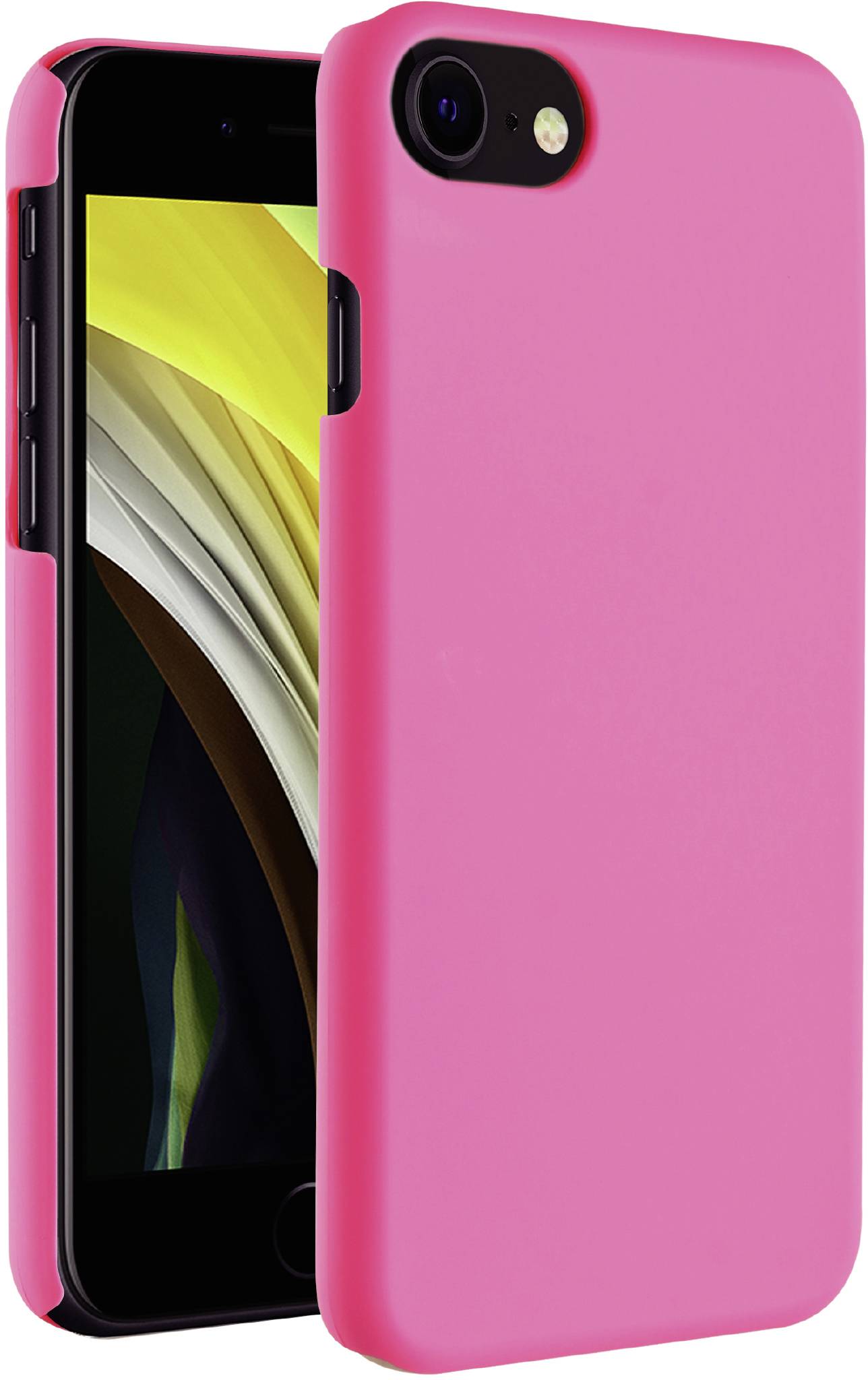 Vivanco Gentle Backcover Apple iPhone SE (2020) Pink Induktives Laden, Spritzwasserfest, Stoßfest, Wasserabweisend GCVVIPHSEPI