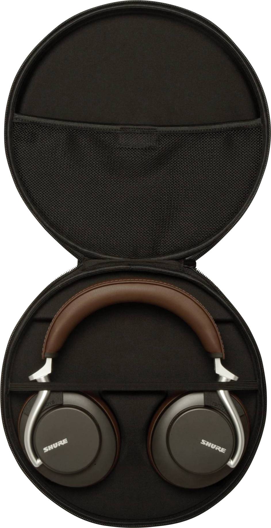 Shure AONIC 50 Over Ear Kopfhörer kabelgebunden, Bluetooth® Braun DAC Faltbar