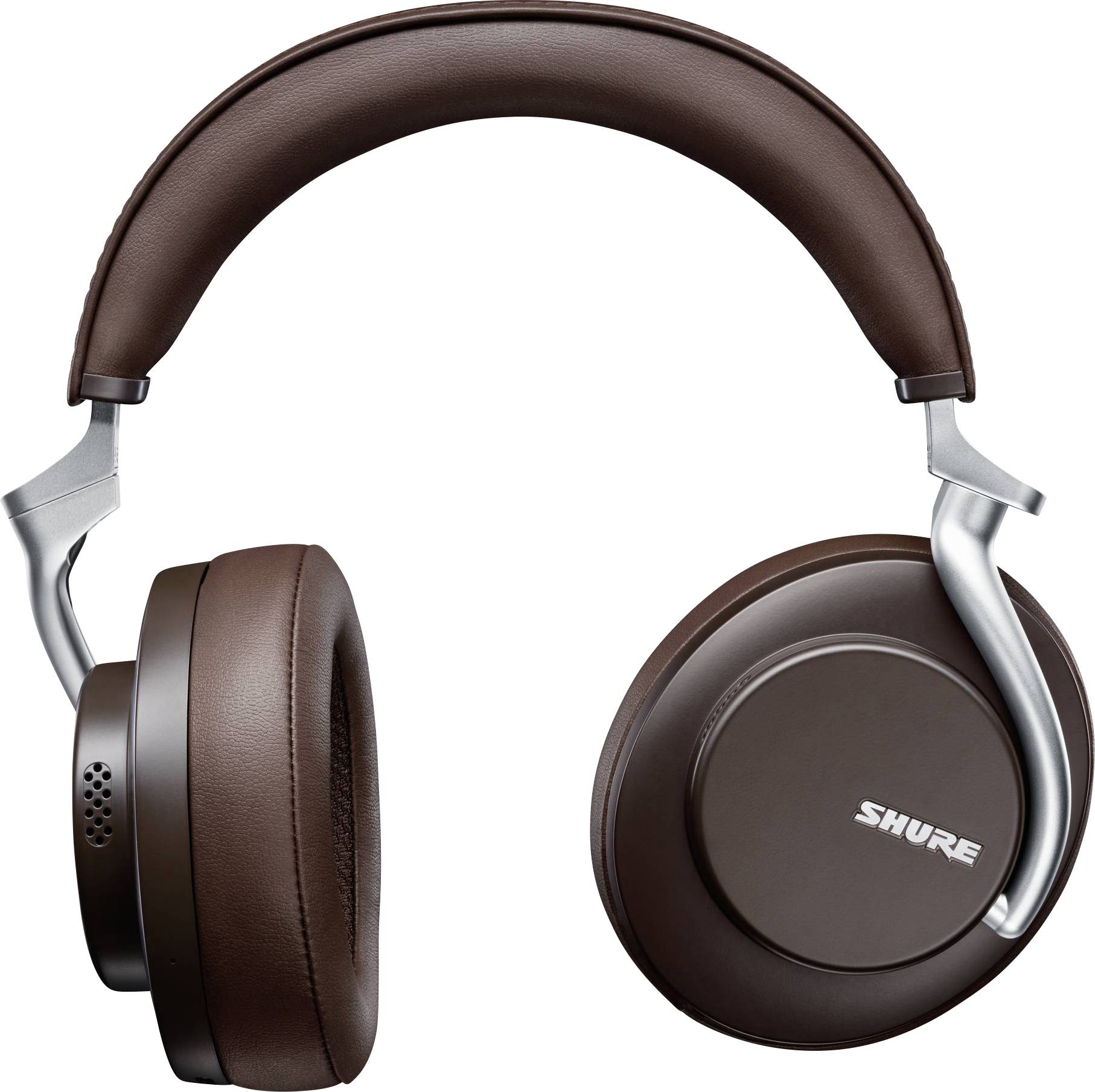 Shure AONIC 50 Over Ear Kopfhörer kabelgebunden, Bluetooth® Braun DAC Faltbar