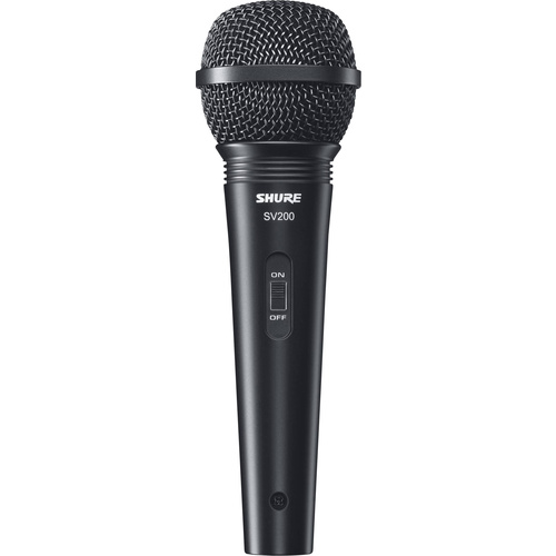 Shure SV200-A Gesangs-Mikrofon Übertragungsart (Details):Kabelgebunden