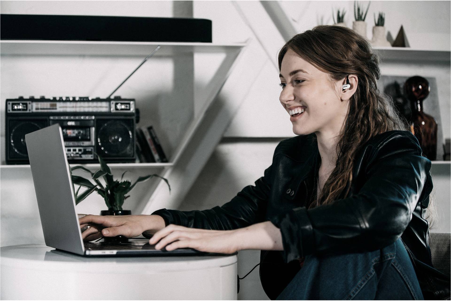 Shure AONIC 3 In Ear Kopfhörer kabelgebunden Weiß