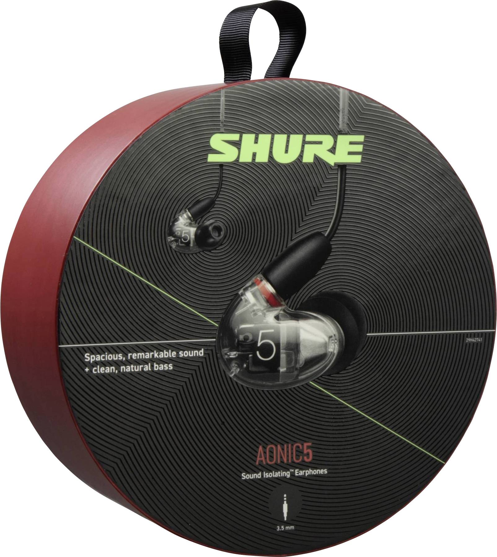 Shure AONIC 5 In Ear Kopfhörer kabelgebunden Transparent