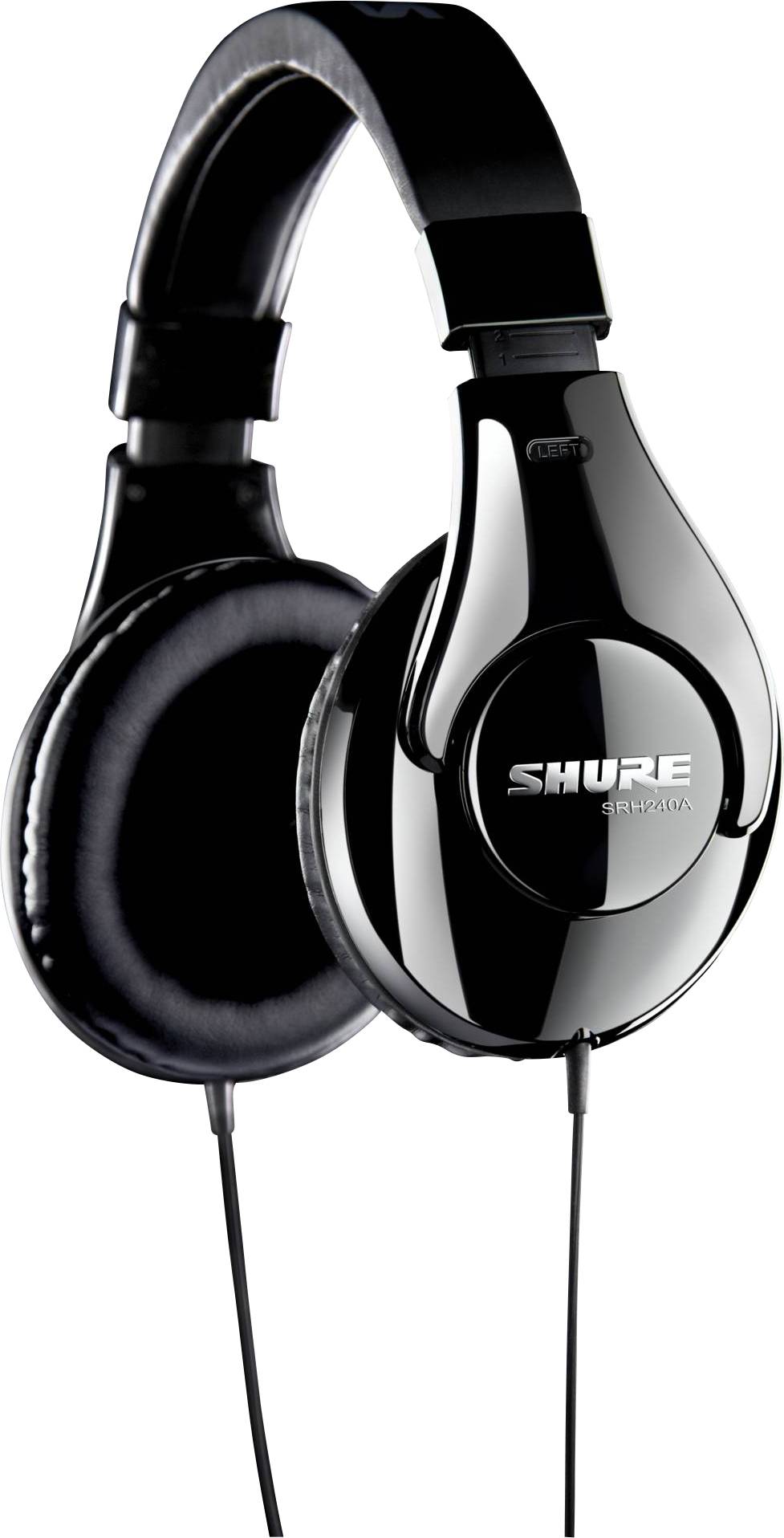 Shure SRH240A-BK-EFS Over Ear Kopfhörer kabelgebunden Schwarz