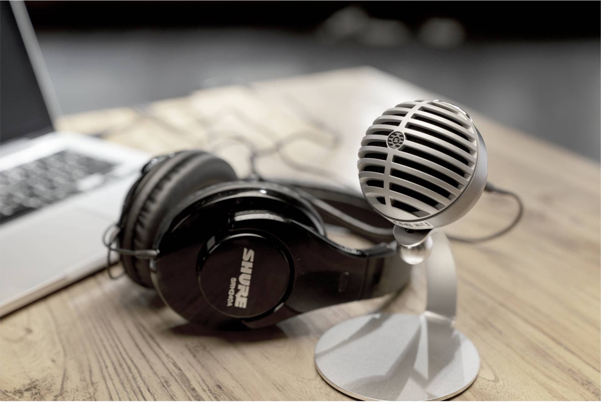 Shure SRH240A-BK-EFS Over Ear Kopfhörer kabelgebunden Schwarz