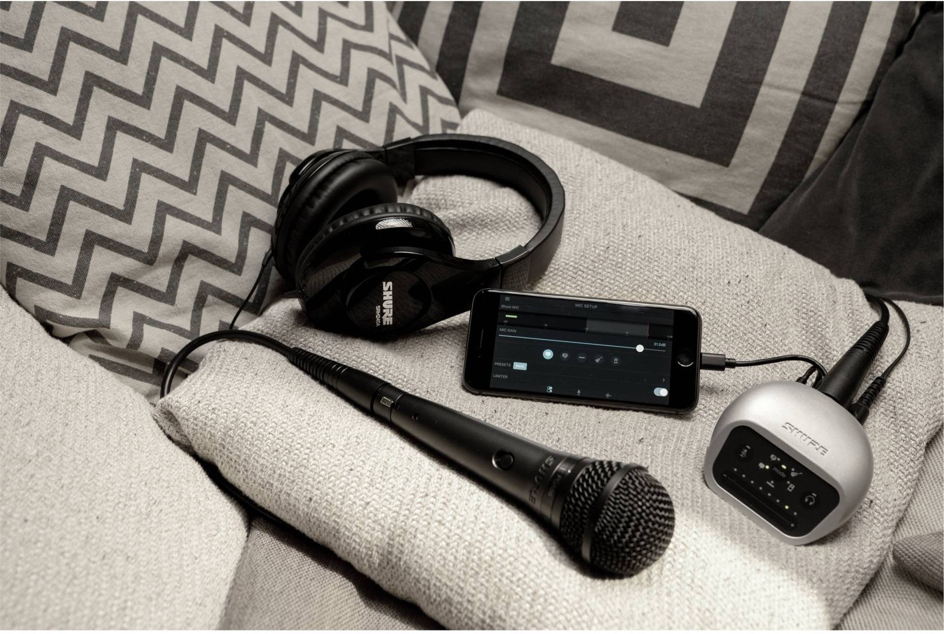 Shure SRH240A-BK-EFS Over Ear Kopfhörer kabelgebunden Schwarz