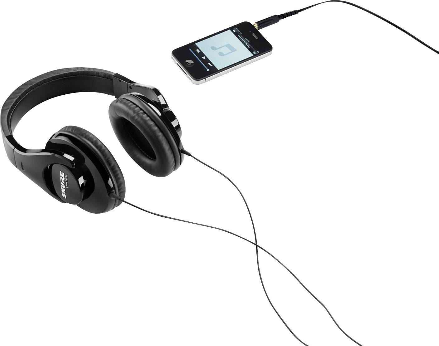 Shure SRH240A-BK-EFS Over Ear Kopfhörer kabelgebunden Schwarz