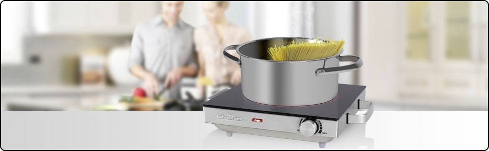 PROFI COOK Einzelkochplatte PC-EKP 1210 inox
