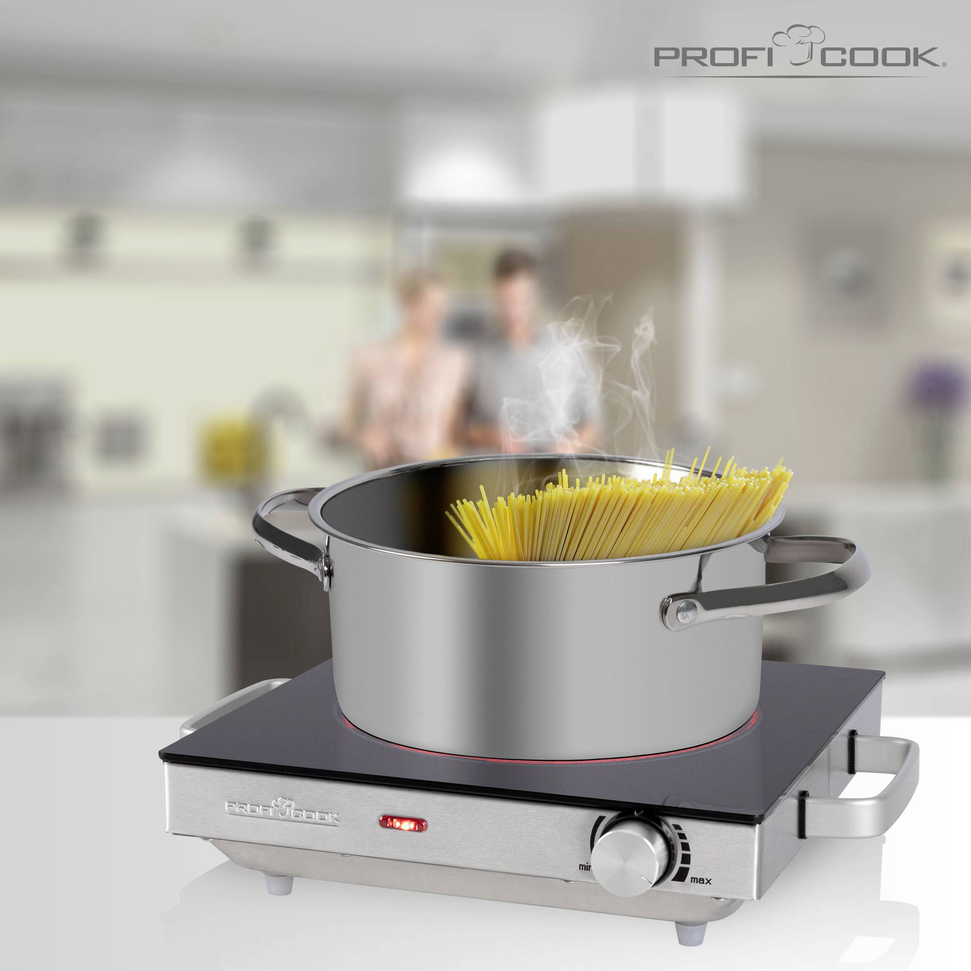 PROFI COOK Einzelkochplatte PC-EKP 1210 inox