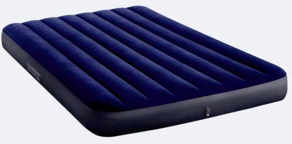 Intex 64758 DuraBeam Classic Luftbett (L x B x H) 191 x 137 x 25 cm Blau