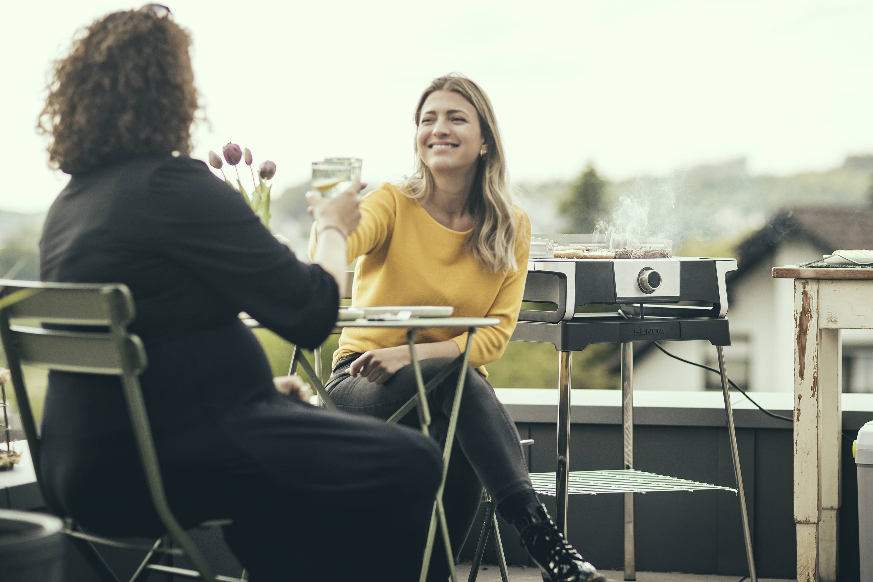 Severin 8118 Elektro Grill 2 Grillzonen Schwarz, Silber