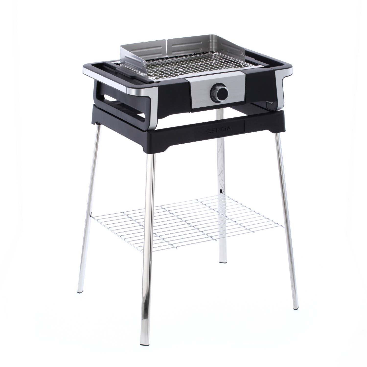 Severin 8118 Elektro Grill 2 Grillzonen Schwarz, Silber
