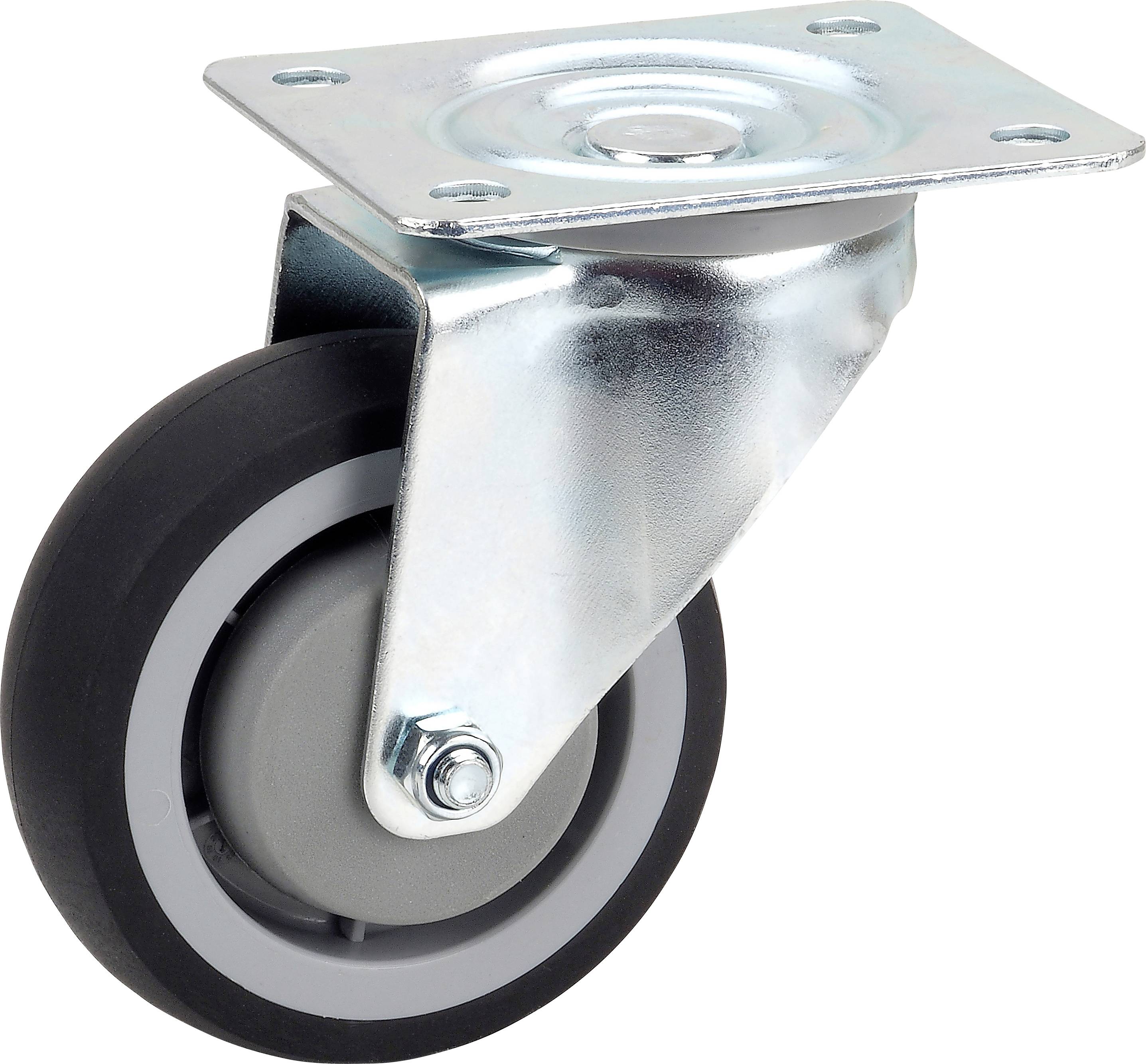 dörner + helmer 715586 Lenkrolle Rad-Durchmesser: 100mm Tragfähigkeit (max.): 120kg 1St.