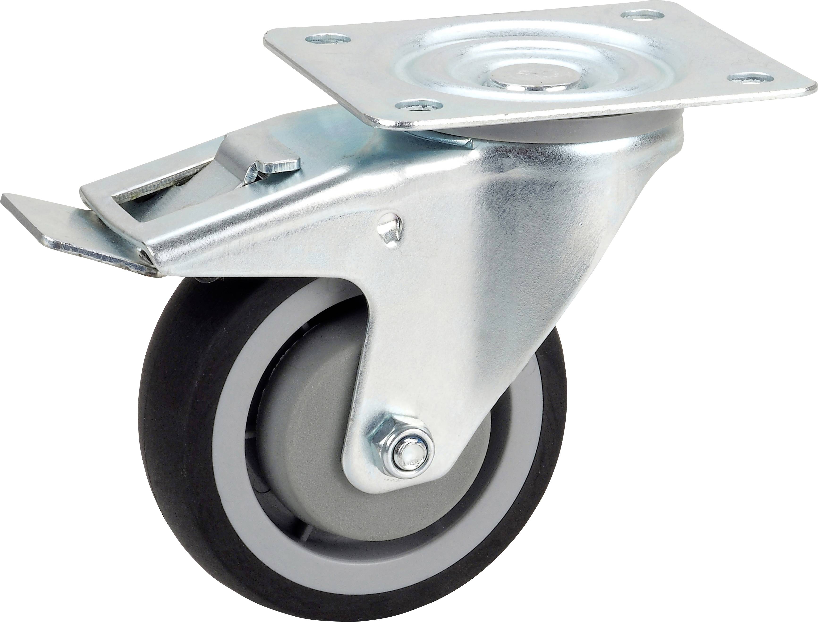 dörner + helmer 716586 Lenkrolle Rad-Durchmesser: 100mm Tragfähigkeit (max.): 120kg 1St.