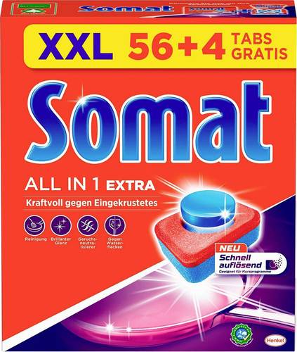 Somat All In One Extra 56+4 Tabs