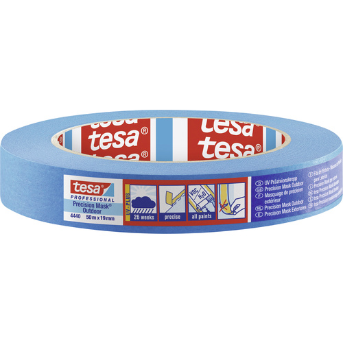 Tesa PRECISION OUTDOOR 04440-00000-00 Kreppband tesa® Professional Blau (L x B) 50m x 19mm 1St.
