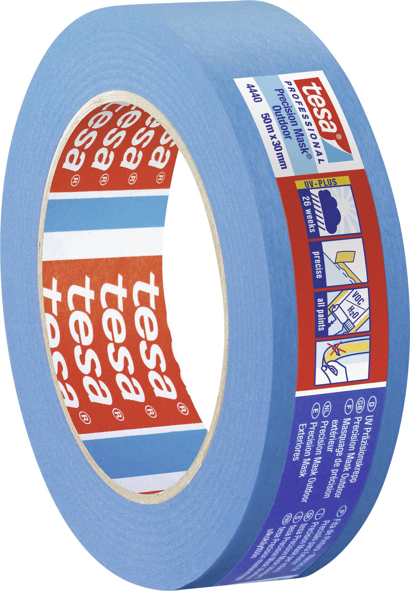 Tesa PRECISION OUTDOOR 04440-00002-00 Kreppband tesa® Professional Blau (L x B) 50m x 30mm 1St.