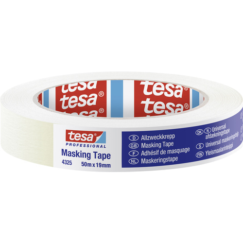 Tesa STANDARD 04325-00000-01 Kreppband tesa® Professional Beige (L x B) 50m x 19mm