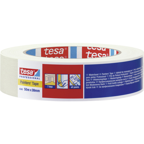 Tesa STANDARD 04348-00017-03 Kreppband tesakrepp® Beige (L x B) 50 m x 30 mm 1 St.