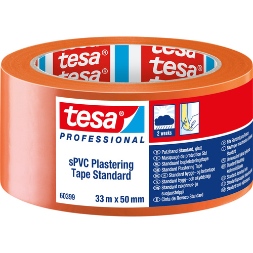 Tesa SPVC 60399-00001-01 Putzband tesa® Professional Orange (L x B) 33m x 50mm 1St.