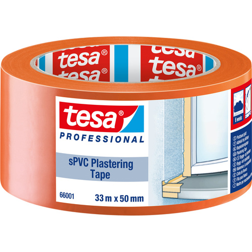 Tesa SPVC 66001-00003-00 Putzband tesa® Professional Orange (L x B) 33m x 50mm 1St.