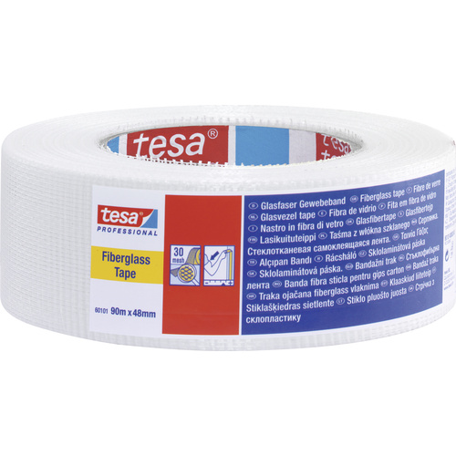 Tesa 60101-00002-00 Gewebeklebeband tesa® Professional Weiß (L x B) 90m x 48mm 1St.