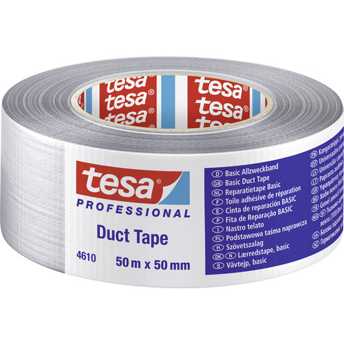 Tesa 04610-00000-00 Gewebeklebeband tesa® Professional Silber (L x B) 50 m x 50 mm 1 St.