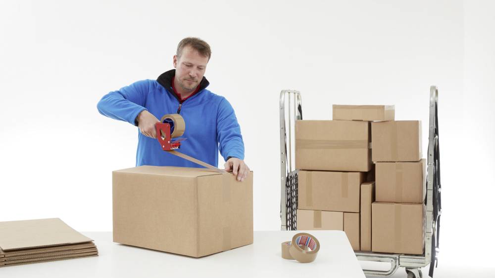 Tesa PVC 04124-00343-00 Packband tesapack® 4124 Chamois (L x B) 66m x 50mm 1St.