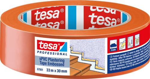 Tesa SPVC EMBOSSED 67001-00002-00 Putzband tesa® Professional Orange (L x B) 33m x 30mm