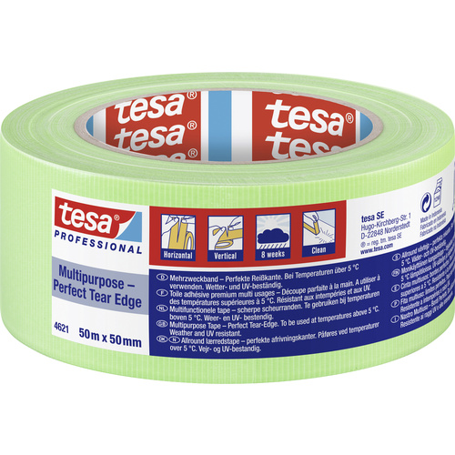 Tesa MULTIPURPOSE 04621-00014-00 Putzband tesa® Professional Hellgrün (L x B) 50m x 50mm 1St.