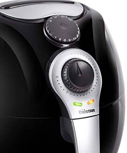 Tristar Crispy Heißluft-Fritteuse 1500 W Timerfunktion Schwarz