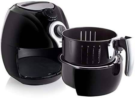 Tristar Crispy Heißluft-Fritteuse 1500 W Timerfunktion Schwarz