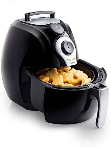Tristar Crispy Heißluft-Fritteuse 1500 W Timerfunktion Schwarz