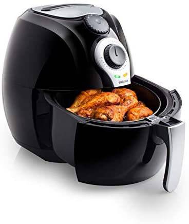 Tristar Crispy Heißluft-Fritteuse 3.2 l 1500 W Timerfunktion Schwarz