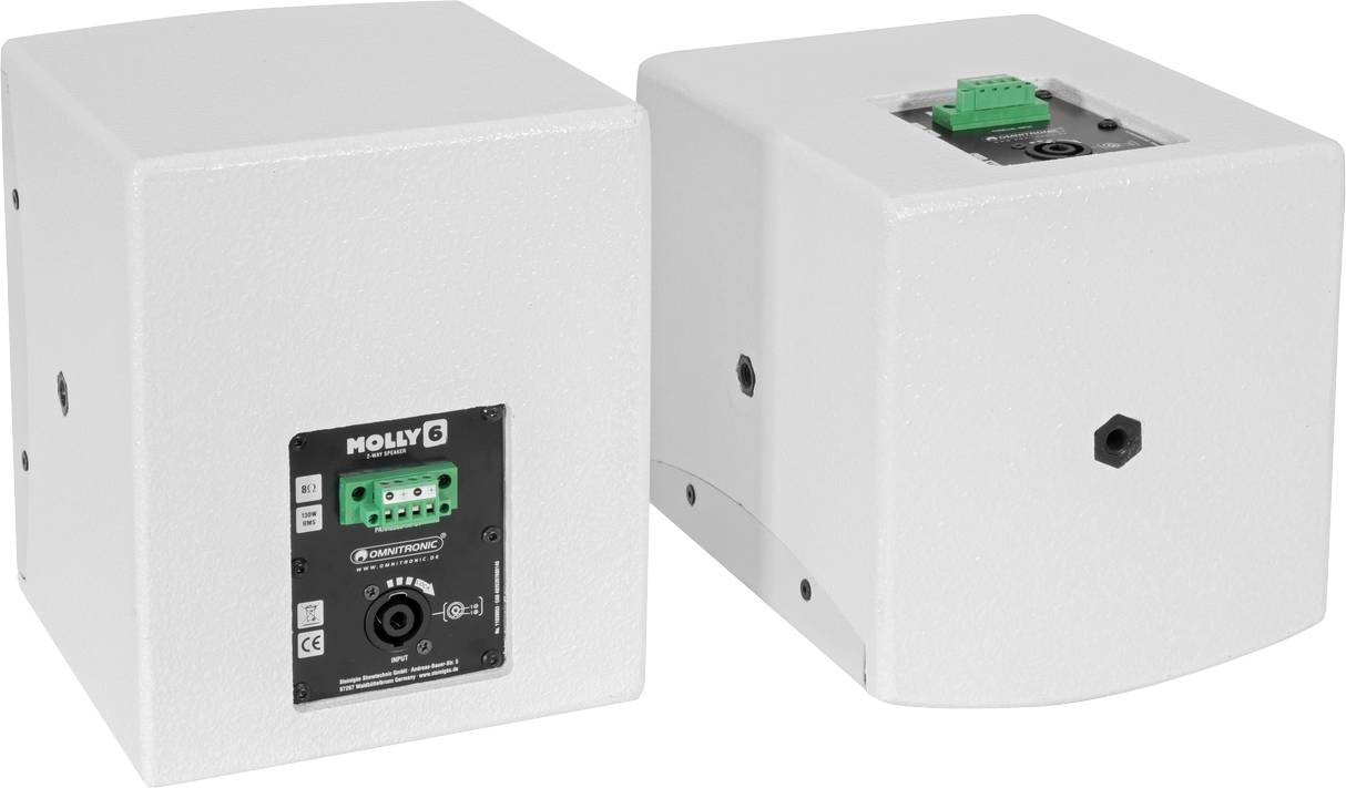 Omnitronic Molly-6 Aktiver Monitor-Lautsprecher 17.27cm 6.5 Zoll 130W 1 Paar