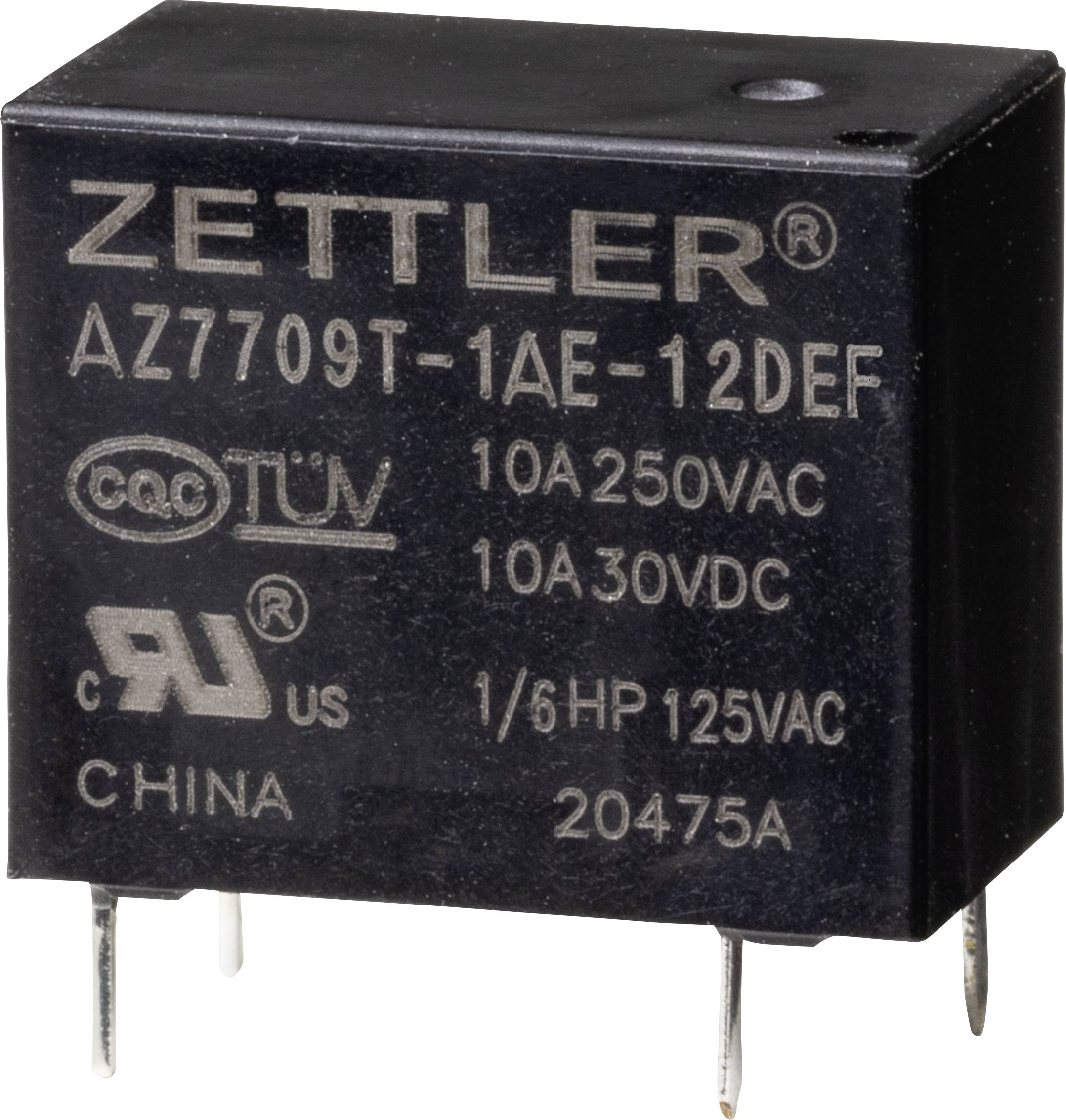 Zettler Electronics AZ7709T-1AE-12DEF Powerrelais 12 V/DC 10 A