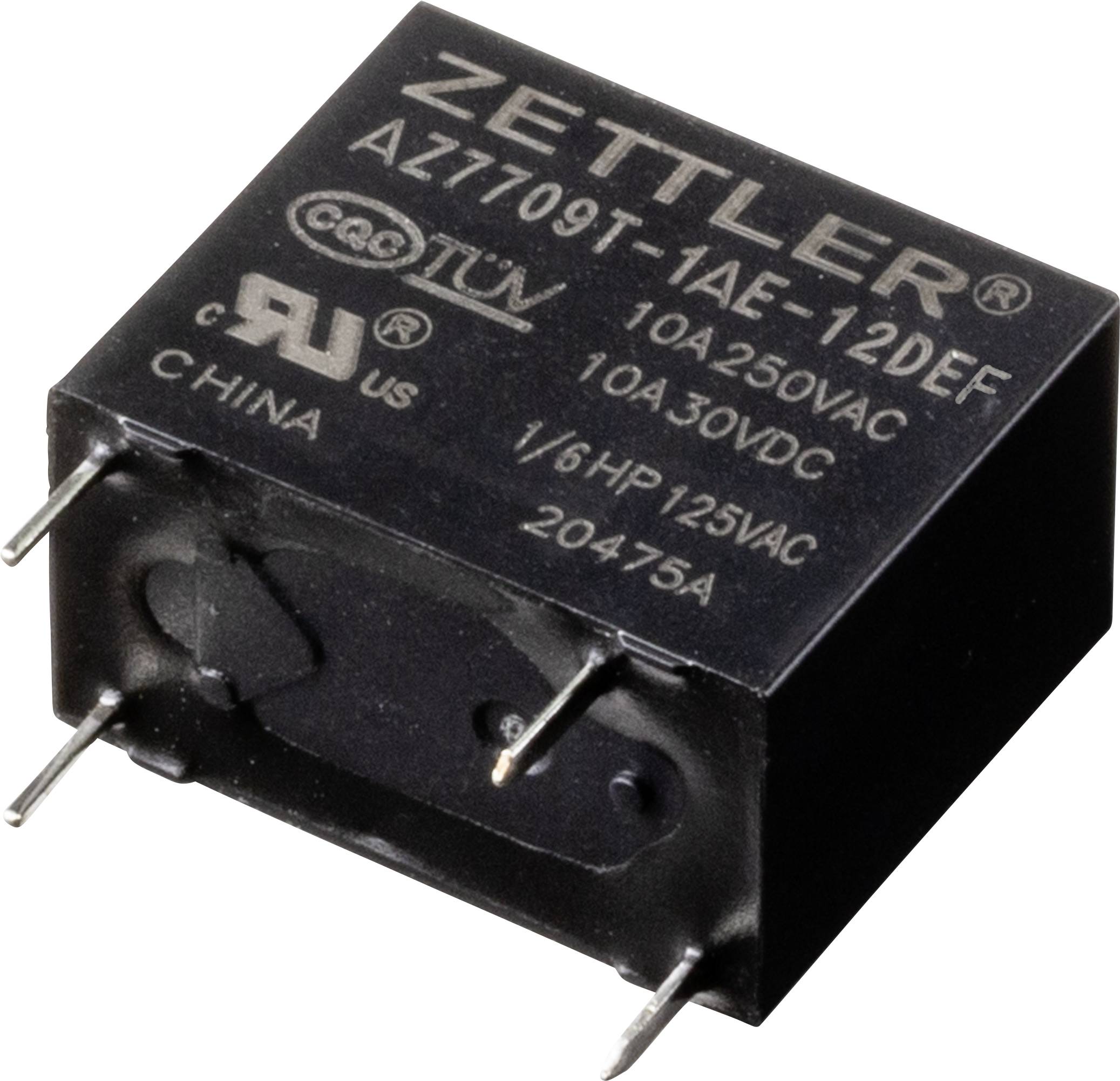 Zettler Electronics AZ7709T-1AE-12DEF Powerrelais 12 V/DC 10A