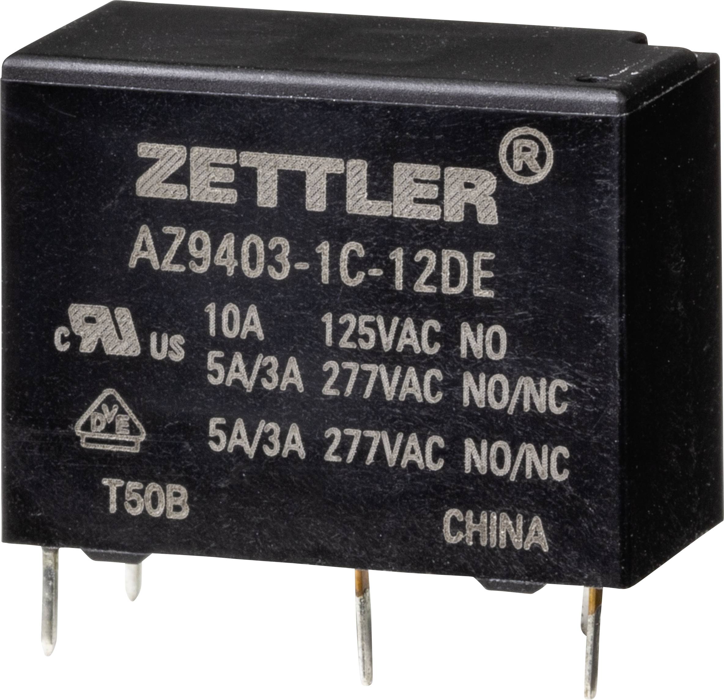 Zettler Electronics AZ9403-1C-12DE Powerrelais 12 V/DC 5 A
