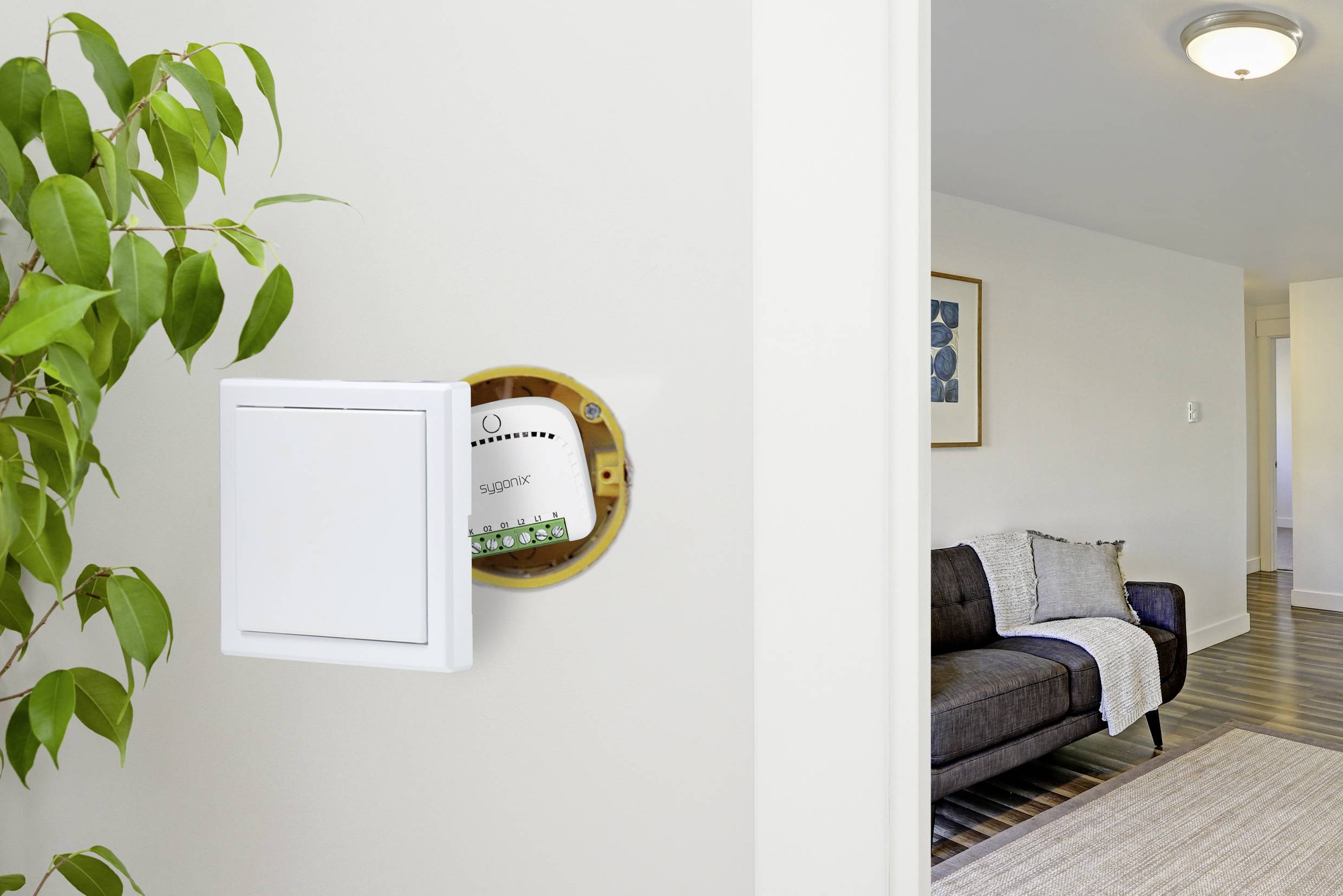 Sygonix SY-4699844 Wi-Fi Schalter Innenbereich 3680W