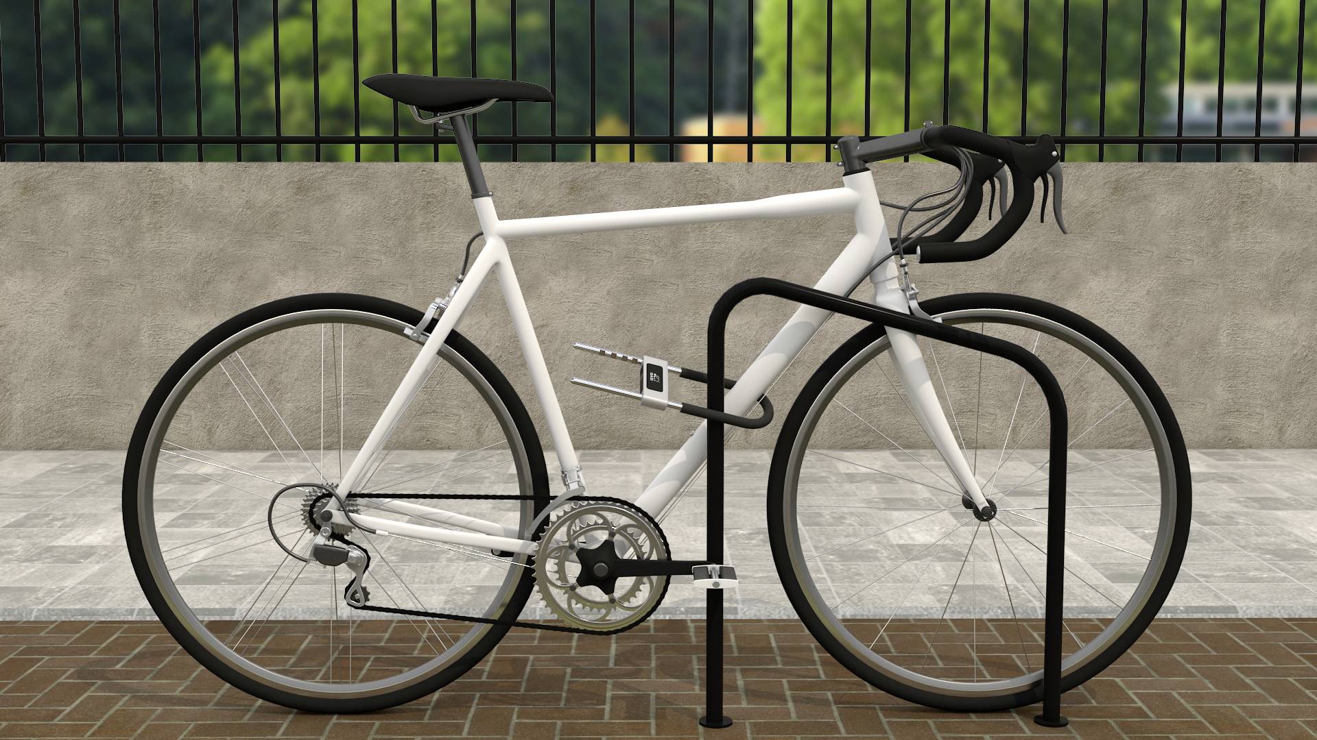 Basi 6990-0307 Vorhängeschloss 120mm Fingerabdruckschloss