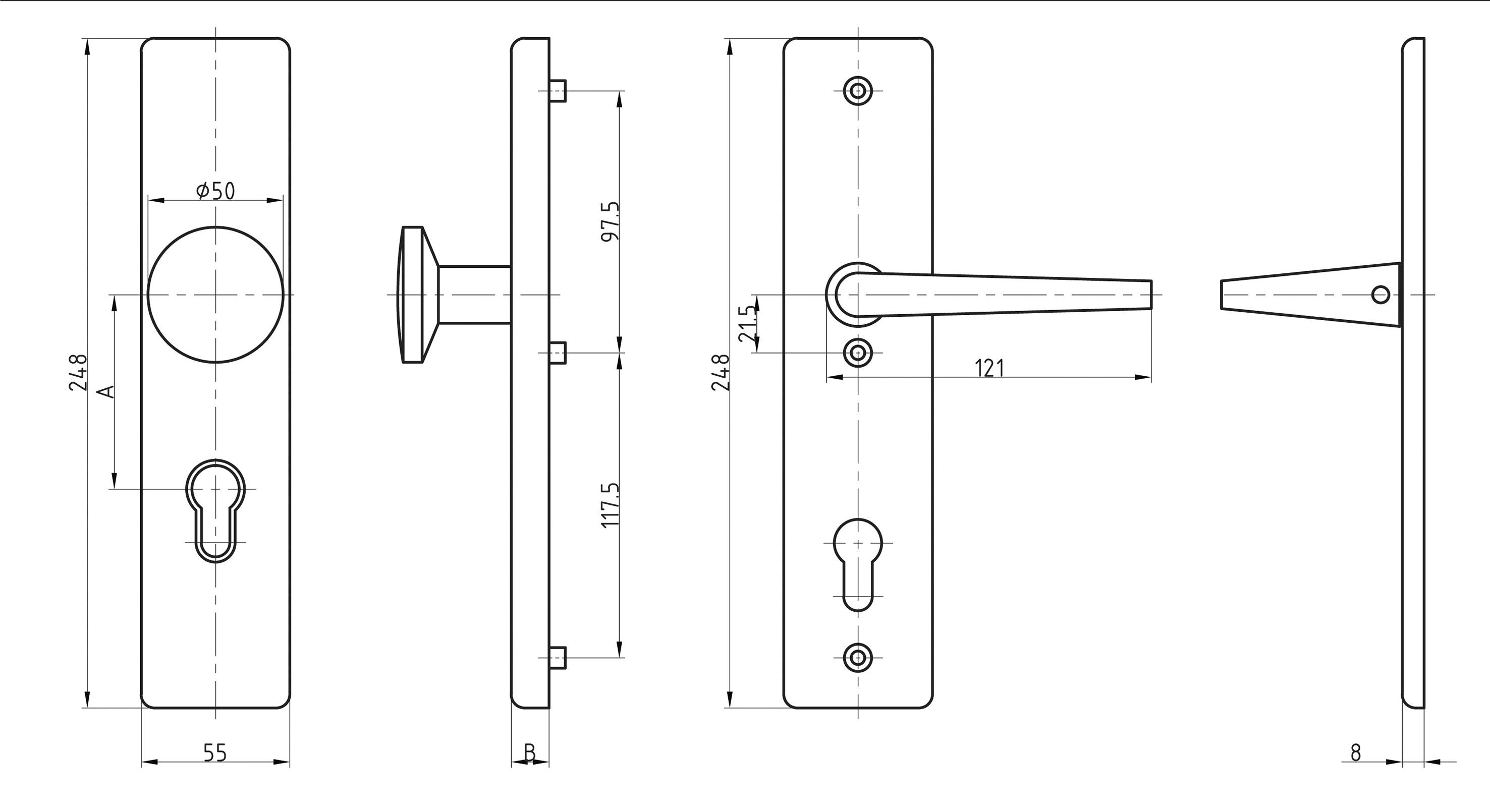 Basi 7500-0201 Wechsel-Schutzbeschlag