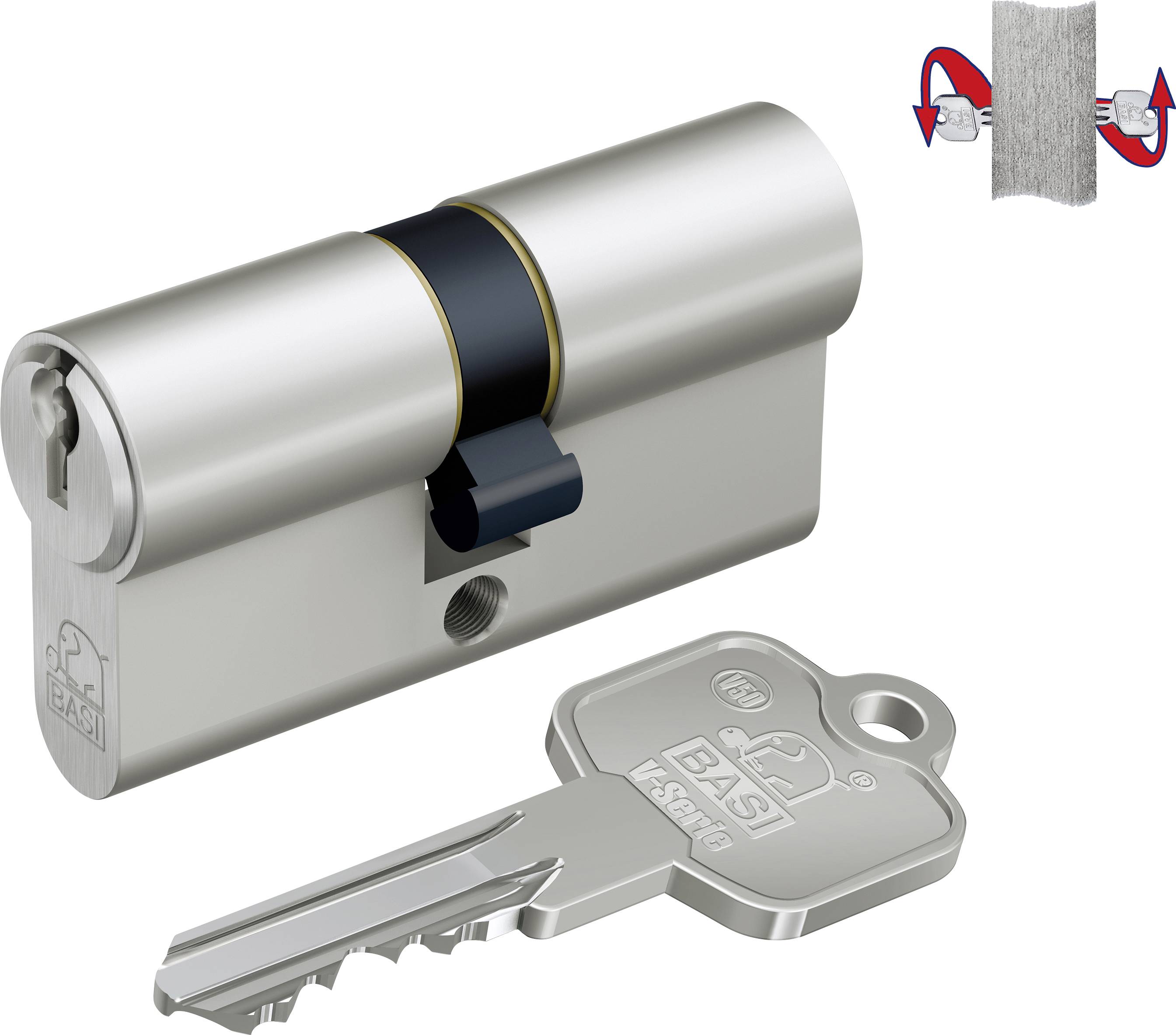 Basi V5201-0000-0011 Profil-Doppelzylinder 30 / 30mm