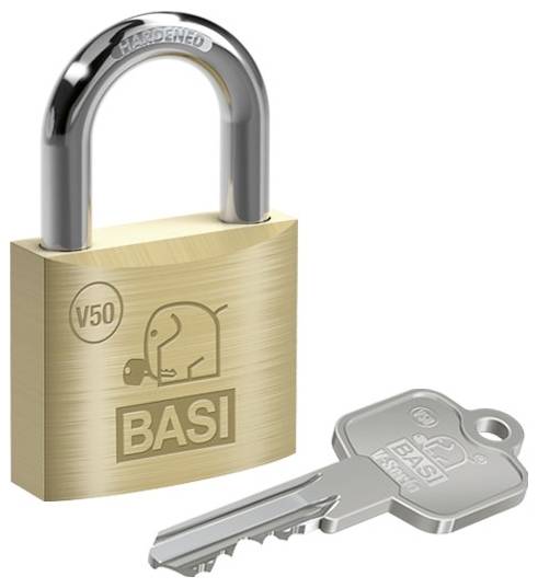 Basi V5091-0050-0010 Vorhängeschloss gleichschließend Profilzylinder-Vorhangschloss