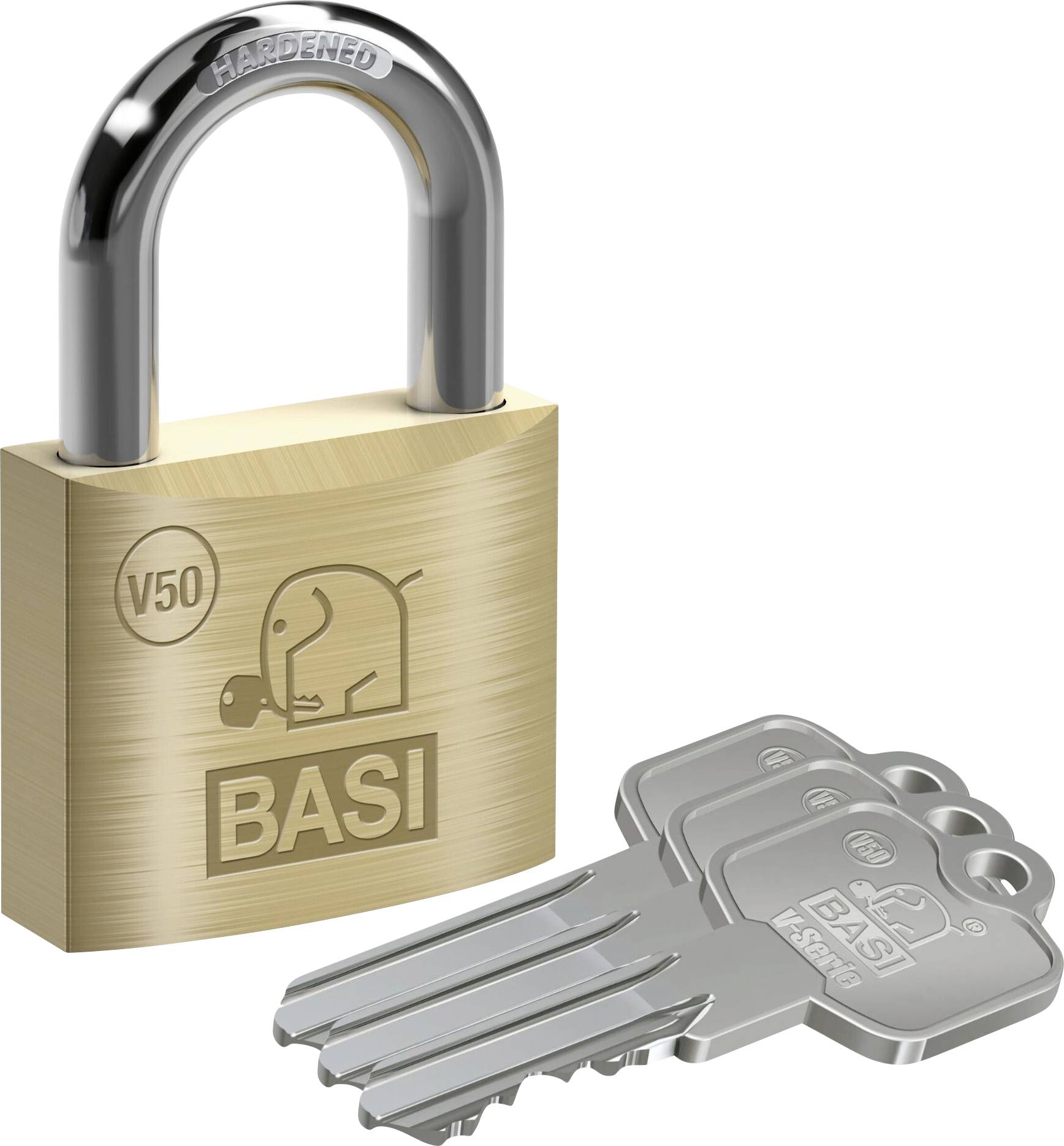 Basi V5091-0050-0011 Vorhängeschloss gleichschließend Profilzylinder-Vorhangschloss