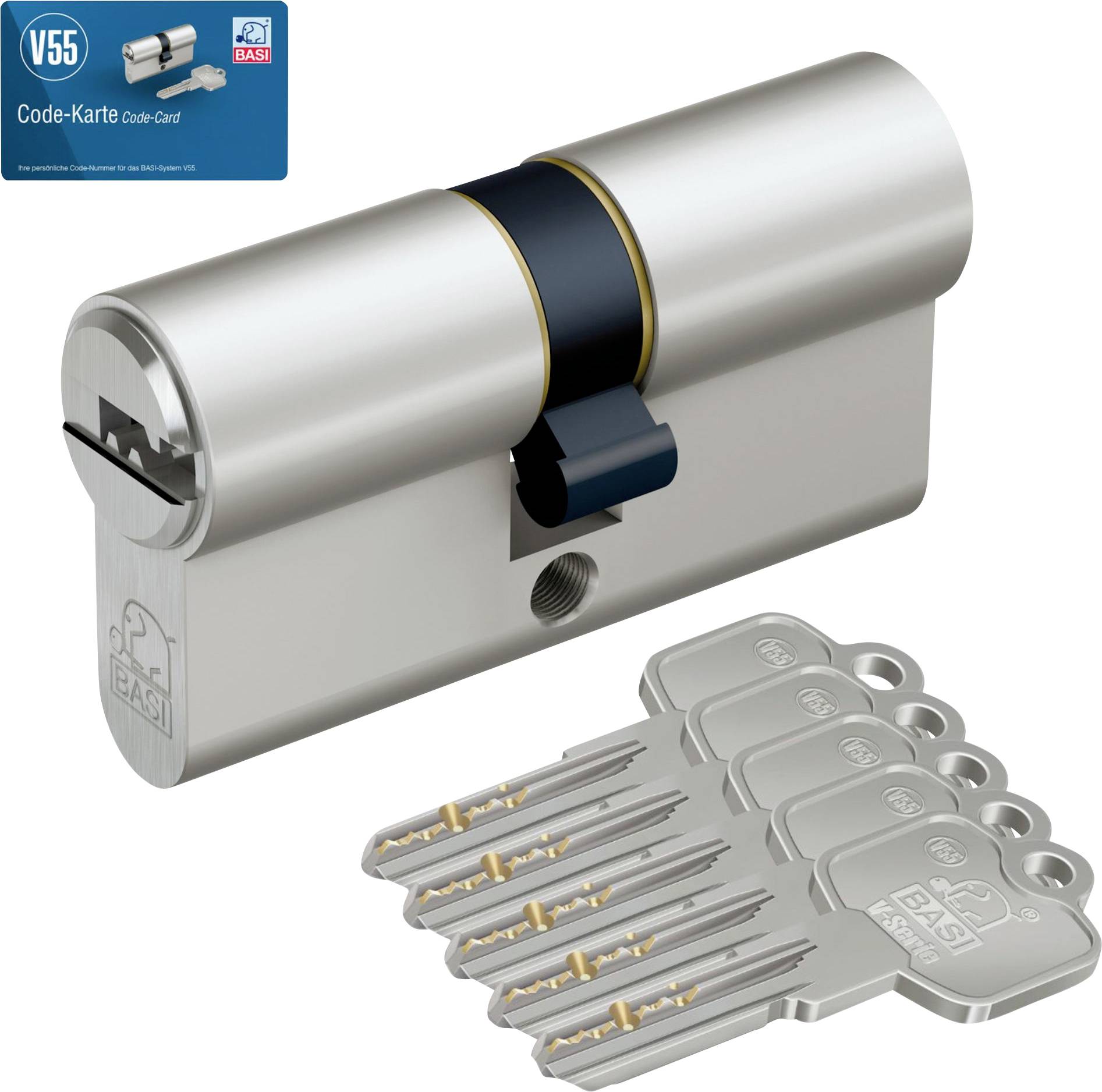 Ein Metallschlossgehäuse mit 