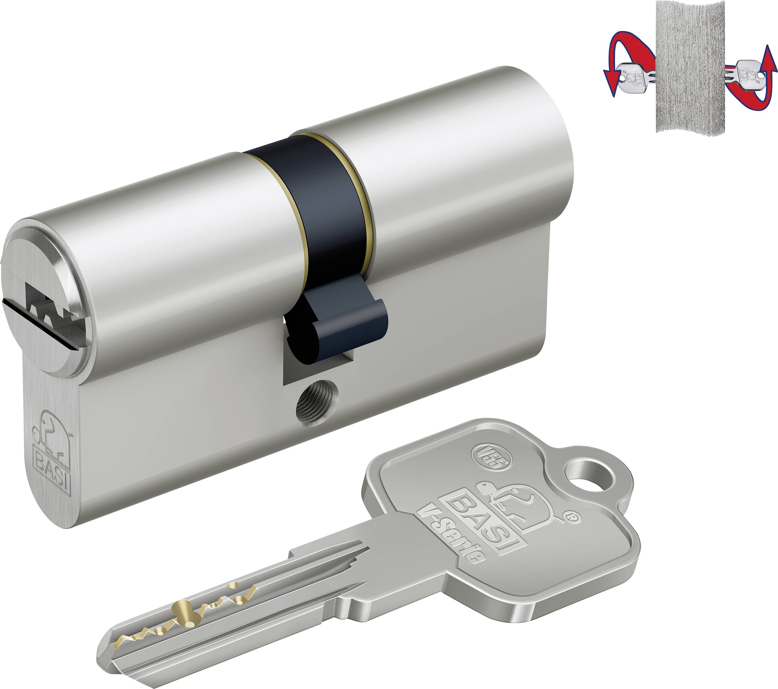 Basi VB5201-0040-0020 Profil-Doppelzylinder 30 / 70mm